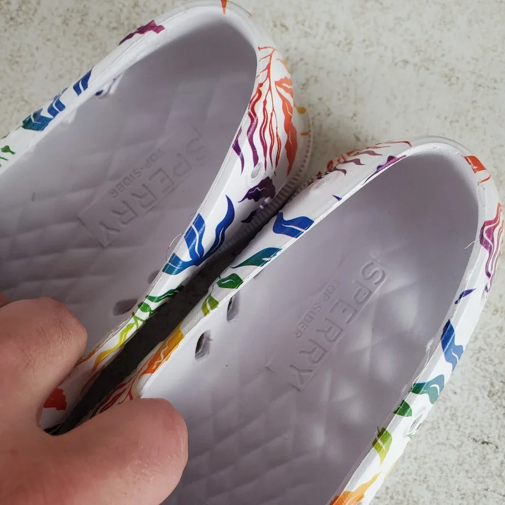 Sperry Authentic Original Float Pride Boat Shoes Womens Sz 5 M Multi Slip On